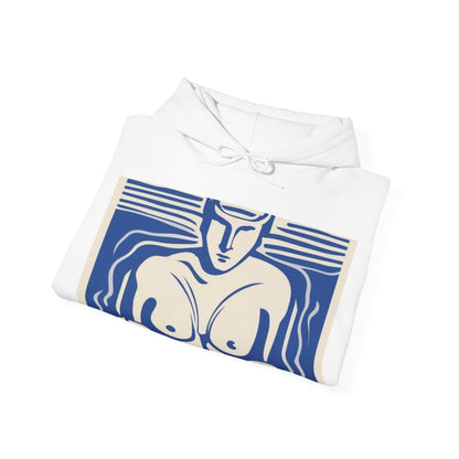 boostlete-boost-mode-icon-swimmer-motion-vector-0062 — Unisex Heavy Blend Hooded Sweatshirt (Gildan)