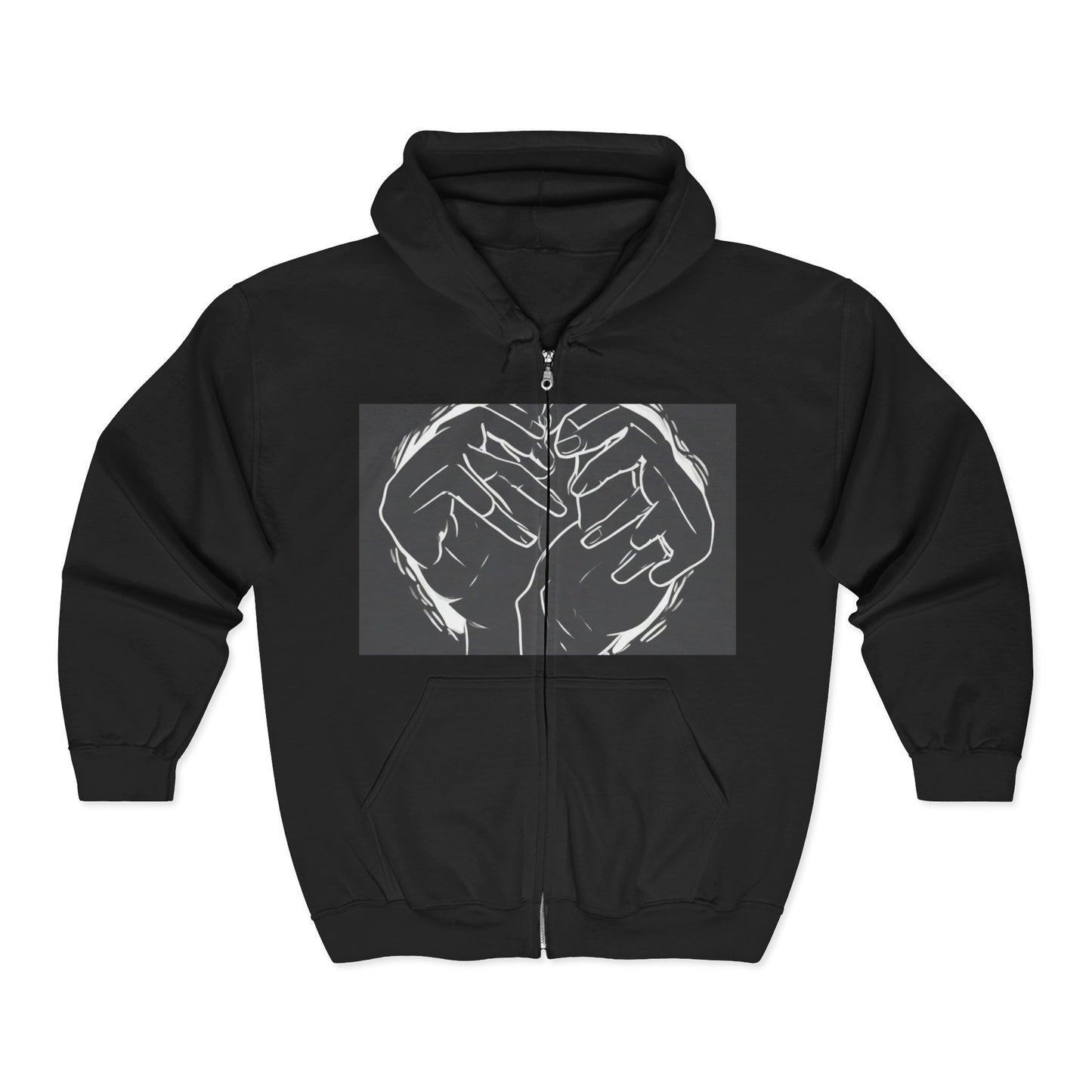 boostlete-am-crew-scene-athlete-high-modern-0308 — Unisex Heavy Blend Full-Zip Hooded Sweatshirt