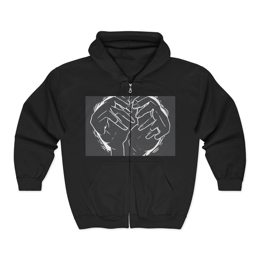 boostlete-am-crew-scene-athlete-high-modern-0308 — Unisex Heavy Blend Full-Zip Hooded Sweatshirt
