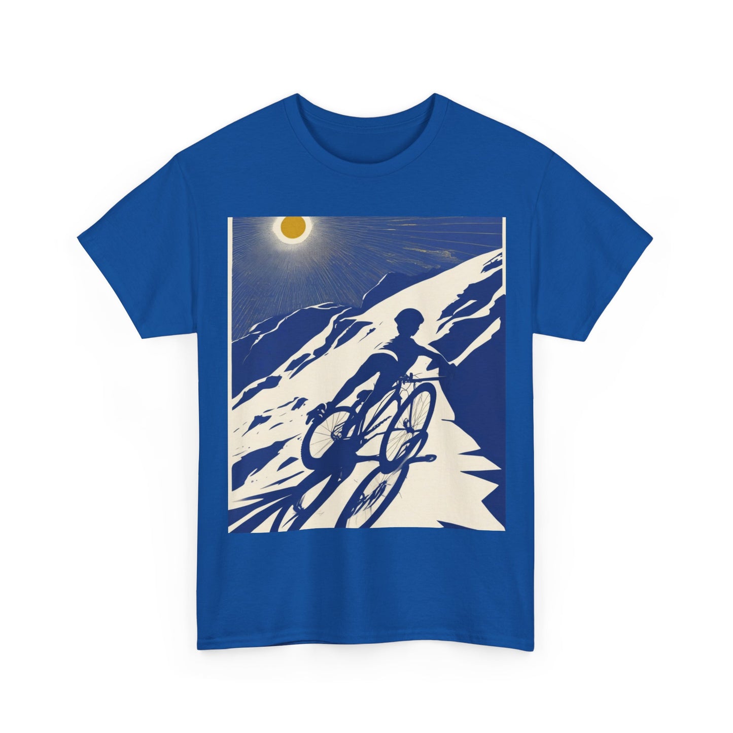 boostlete-am-crew-scene-cyclist-offset-bold-0008 — Unisex Heavy Cotton Tee (Gildan 5000)