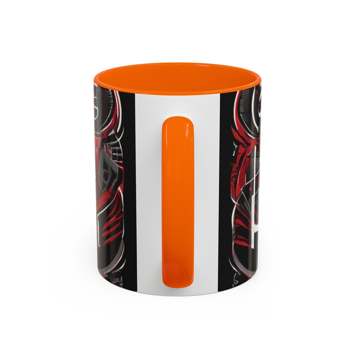 boostlete-boost-mode-type-win-the-day-outline-over-solid-monoline-0477 — Accent Mug 11/15oz