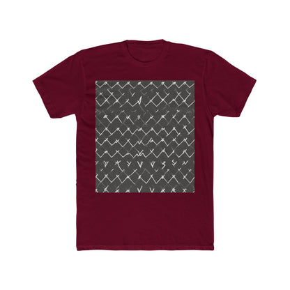 boostlete-am-crew-pattern-ekg-bold-0047 — Unisex Cotton Crew Tee (NL 3600)
