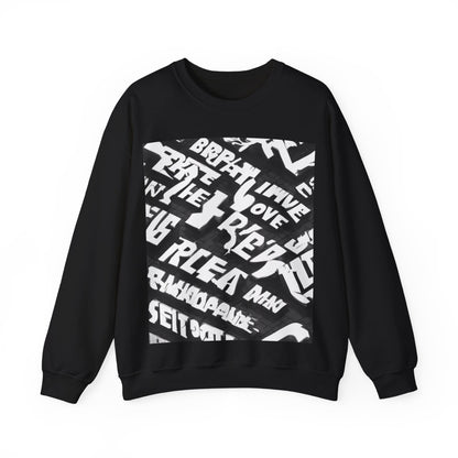 boostlete-pr-season-type-breathe-move-repeat-split-isometric-0017 — Unisex Heavy Blend Crewneck Sweatshirt (Gildan)