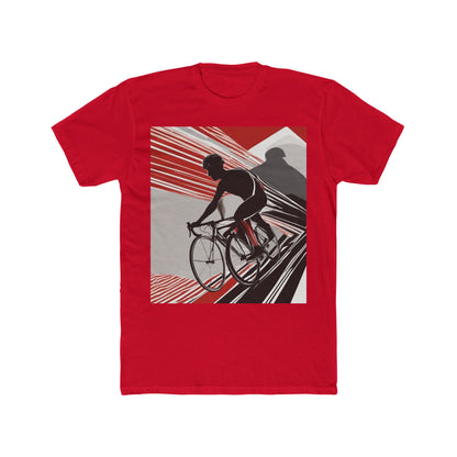boostlete-boost-mode-scene-cyclist-speed-geometric-0208 — Unisex Cotton Crew Tee (NL 3600)
