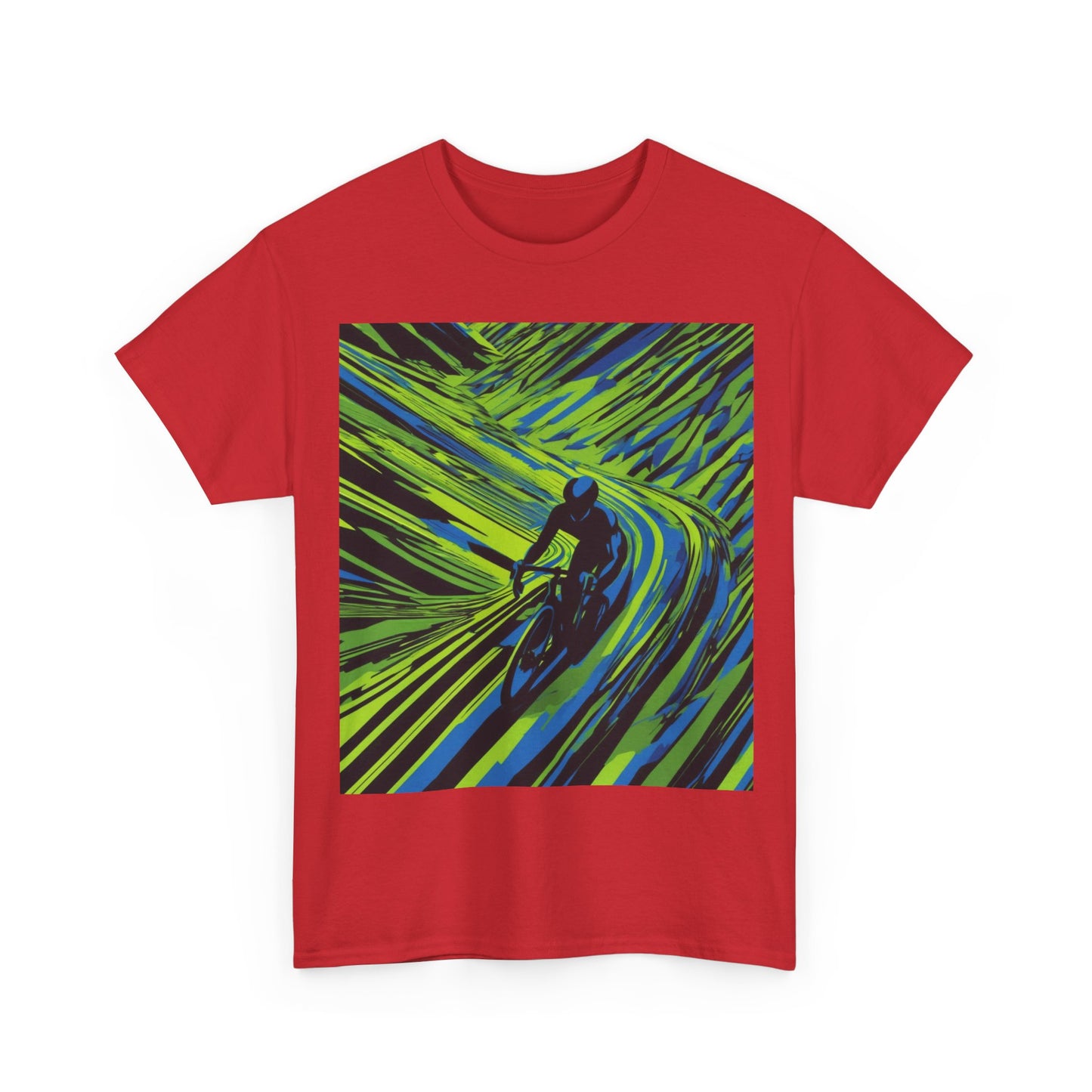 boostlete-am-crew-scene-cyclist-speed-isometric-0064 — Unisex Heavy Cotton Tee (Gildan 5000)