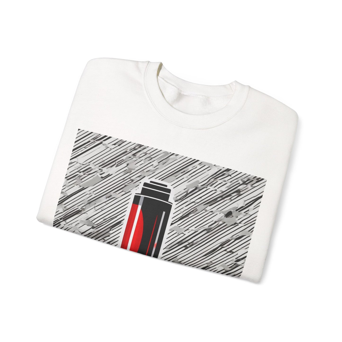 boostlete-rise-grind-icon-battery-motion-badge-0266 — Unisex Heavy Blend Crewneck Sweatshirt (Gildan)