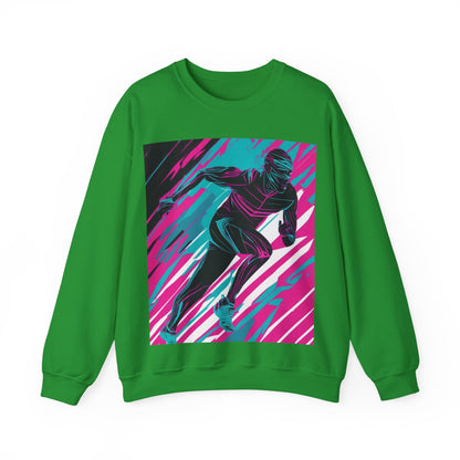 boostlete-mile-by-mile-scene-sprinter-motion-modern-0828 — Unisex Heavy Blend Crewneck (G18000)