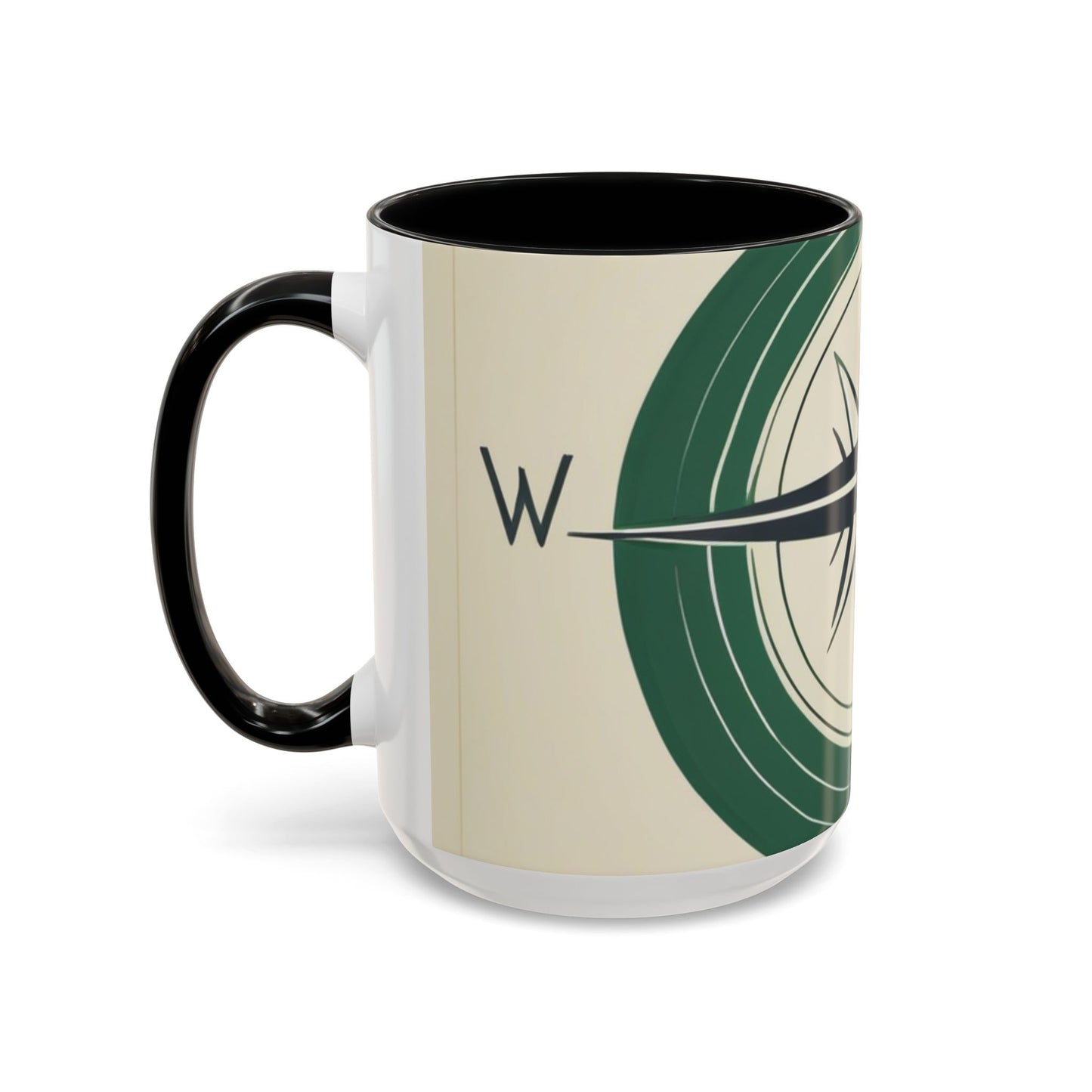 boostlete-iron-intent-icon-compass-soft-blueprint-0614 — Accent Mug 11/15oz