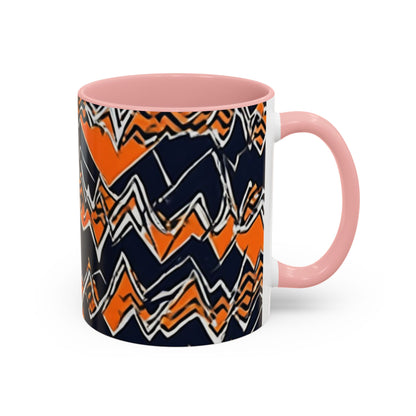 boostlete-headspace-pattern-ekg-industrial-0559 — Accent Mug 11/15oz