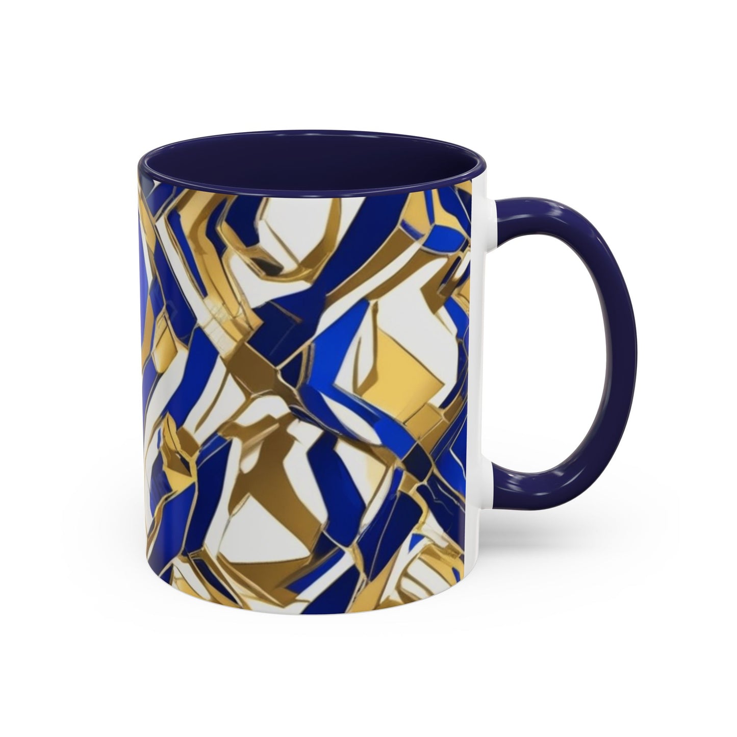 boostlete-boost-mode-pattern-hex-athletic-0611 — Accent Mug 11/15oz