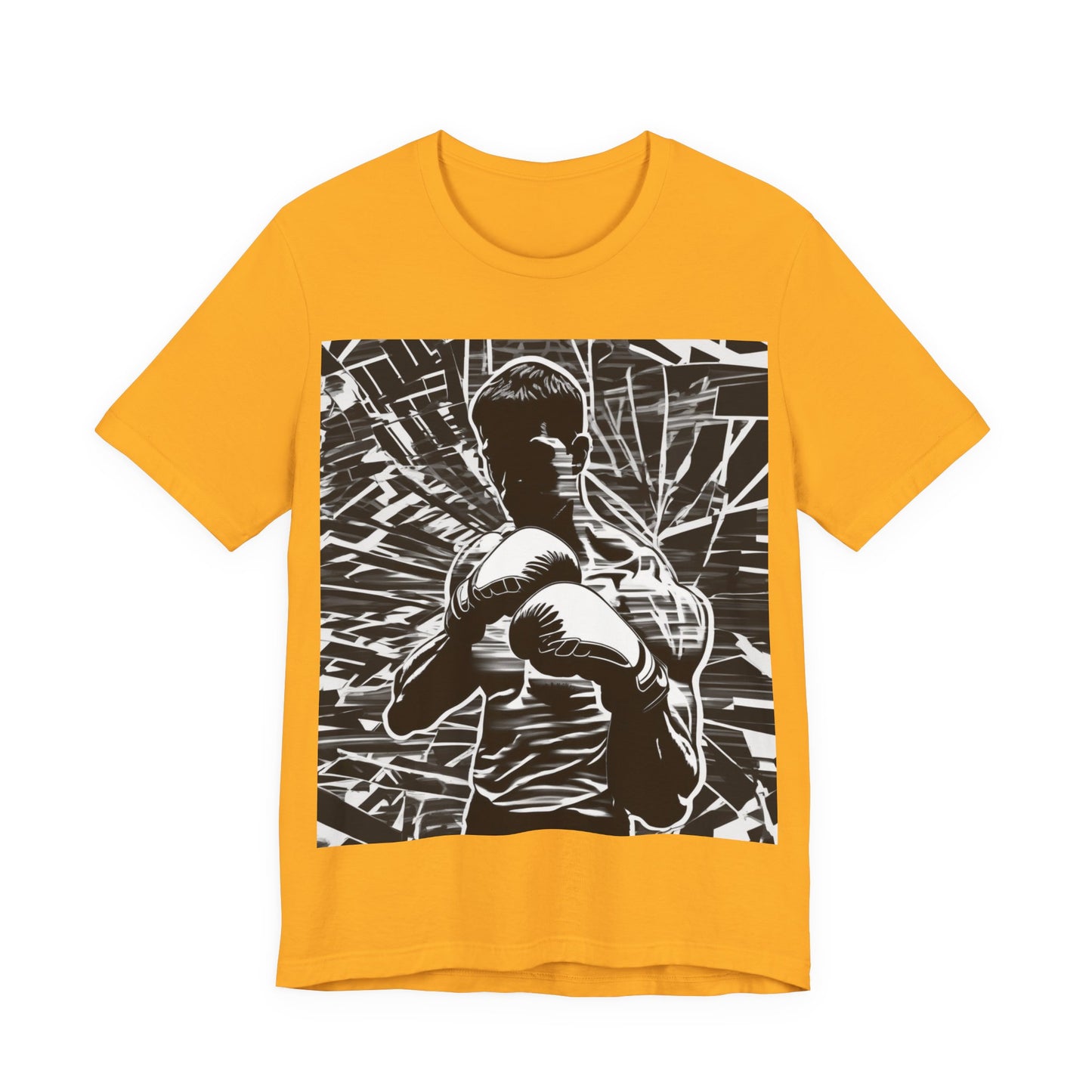 boostlete-boost-mode-scene-boxer-glitch-paper-0084 — Unisex Jersey Short Sleeve (B+C 3001)