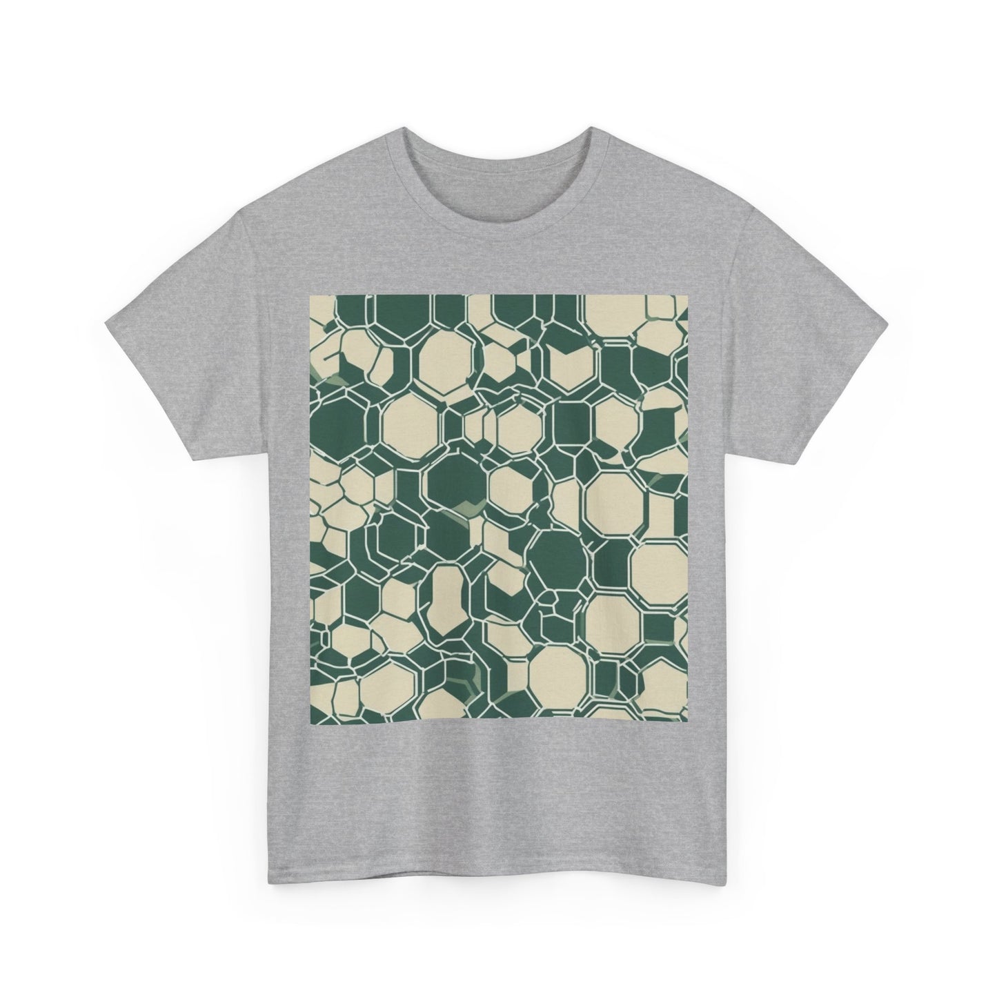 boostlete-iron-intent-pattern-hex-blueprint-0271 — Unisex Heavy Cotton Tee (Gildan 5000)