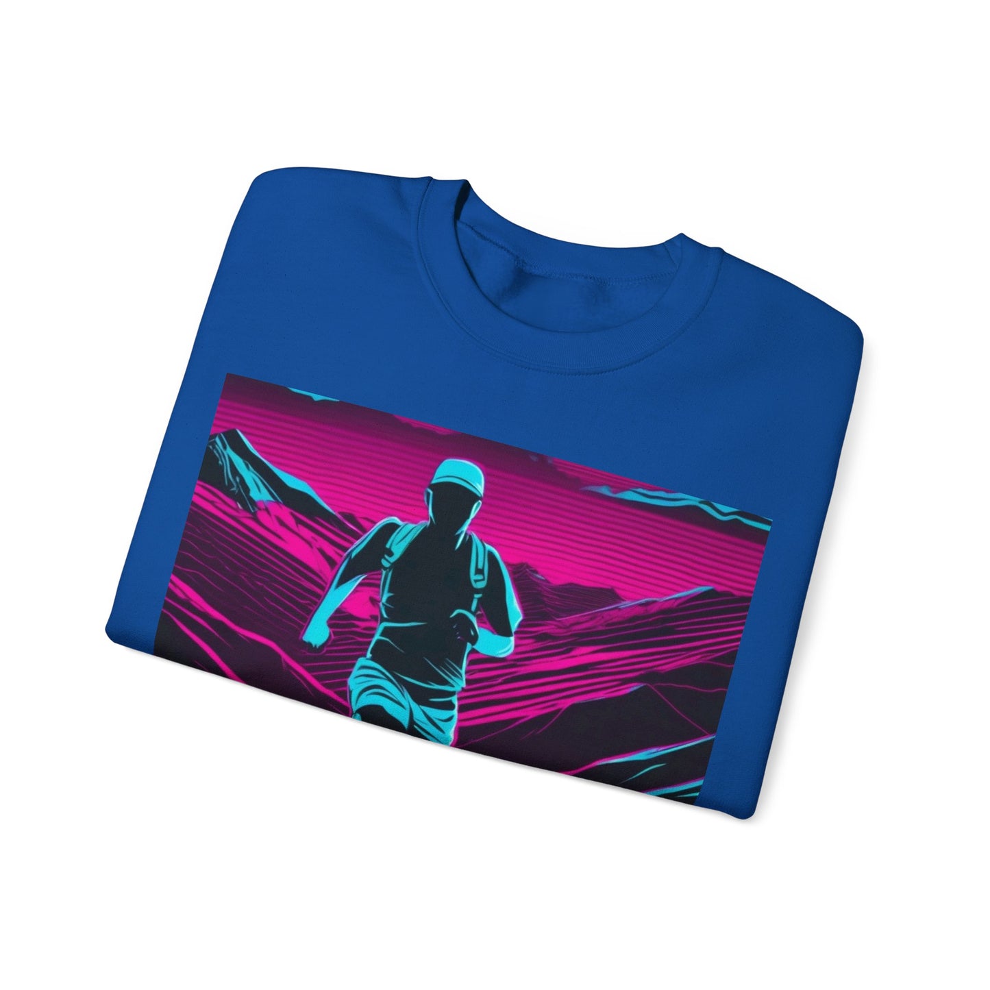 boostlete-am-crew-scene-trail-high-modern-0980 — Unisex Heavy Blend Crewneck (G18000)