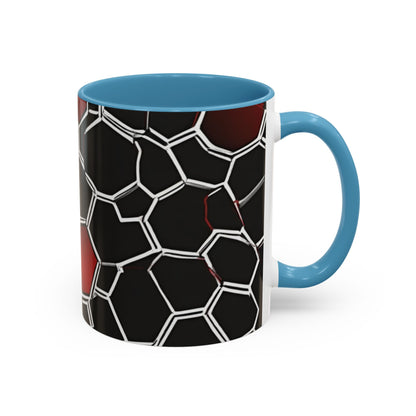 boostlete-quiet-power-pattern-hex-vector-0039 — Accent Mug 11/15oz