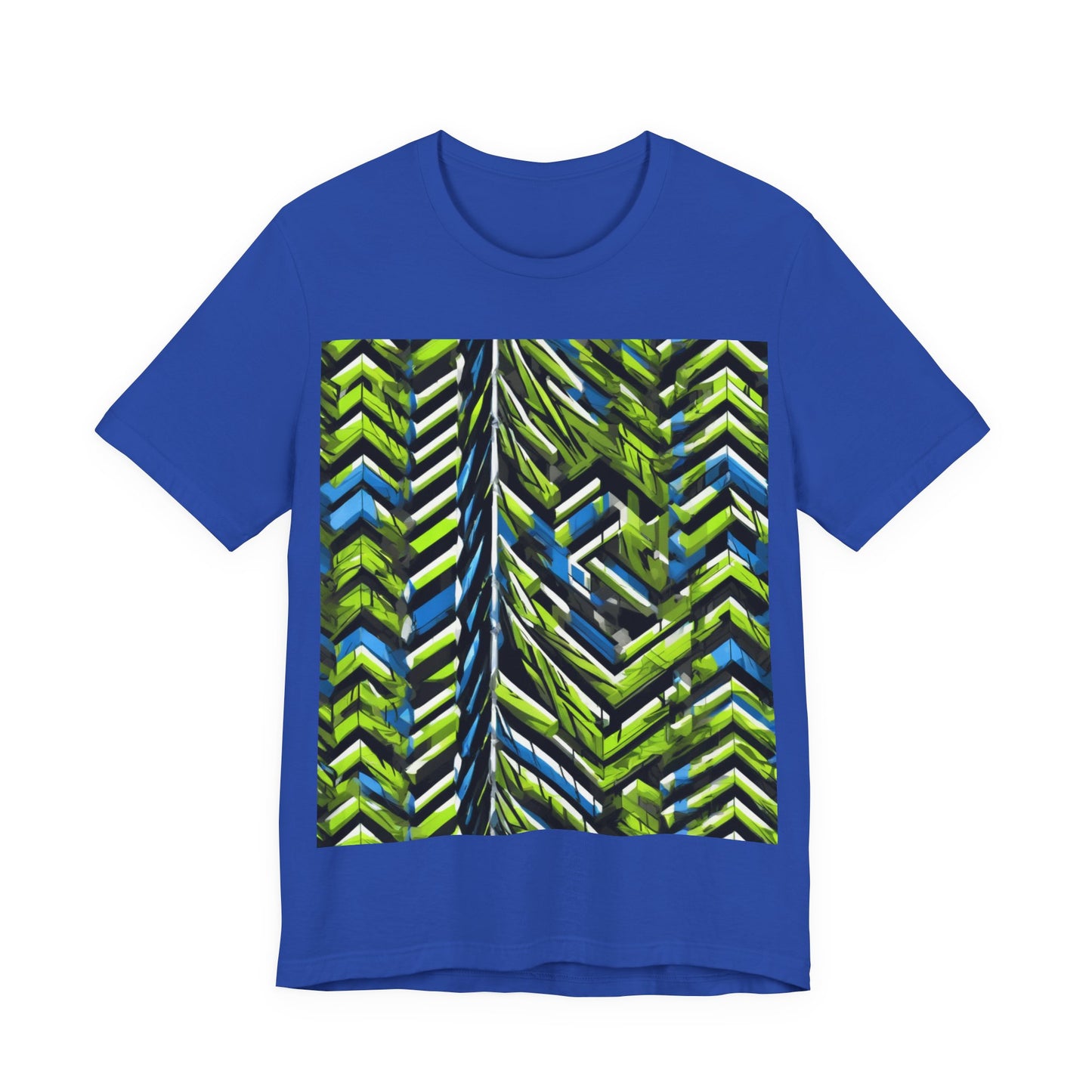 boostlete-rise-grind-pattern-chevron-isometric-0195 — Unisex Jersey Short Sleeve (B+C 3001)