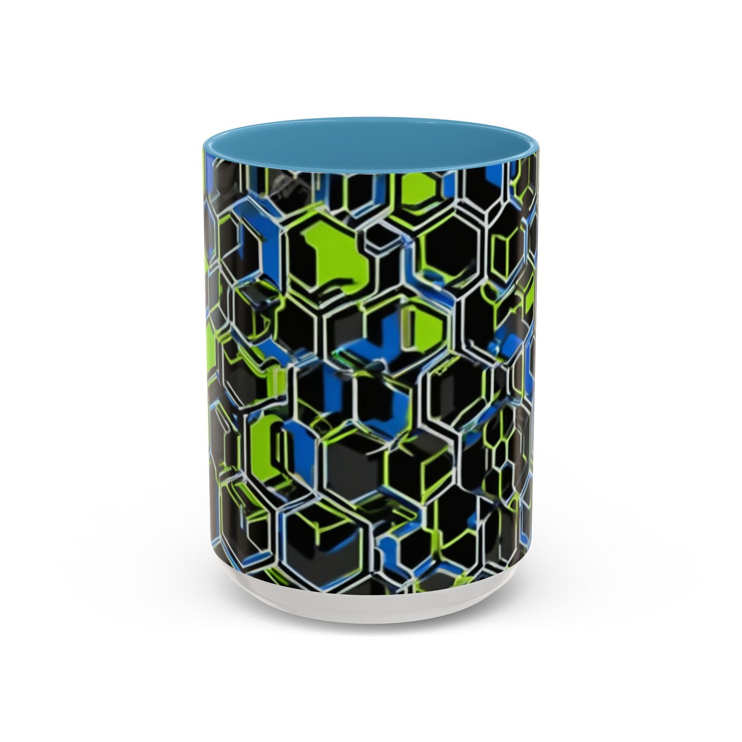 boostlete-recovery-progress-pattern-hex-blueprint-0007 — Accent Mug 11oz/15oz