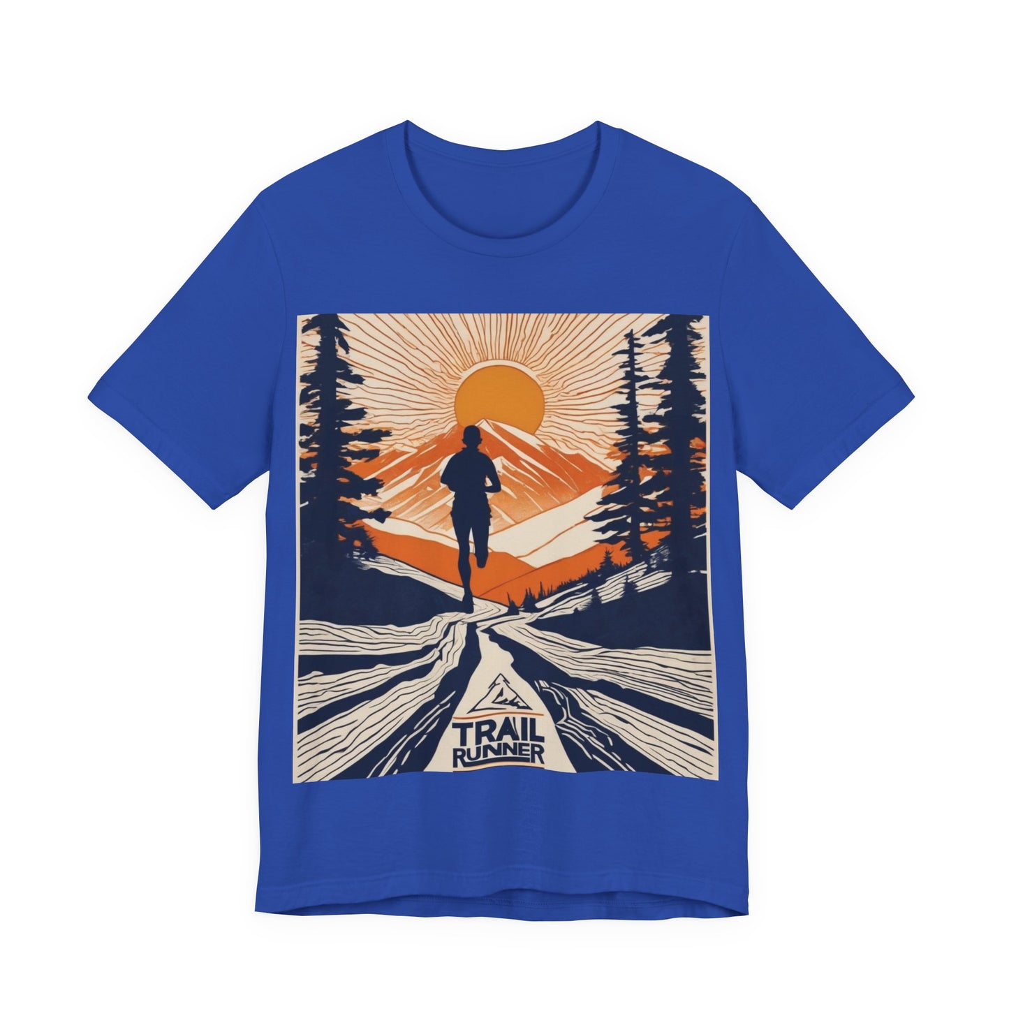 boostlete-iron-intent-scene-trail-glitch-badge-0100 — Unisex Jersey Short Sleeve (B+C 3001)