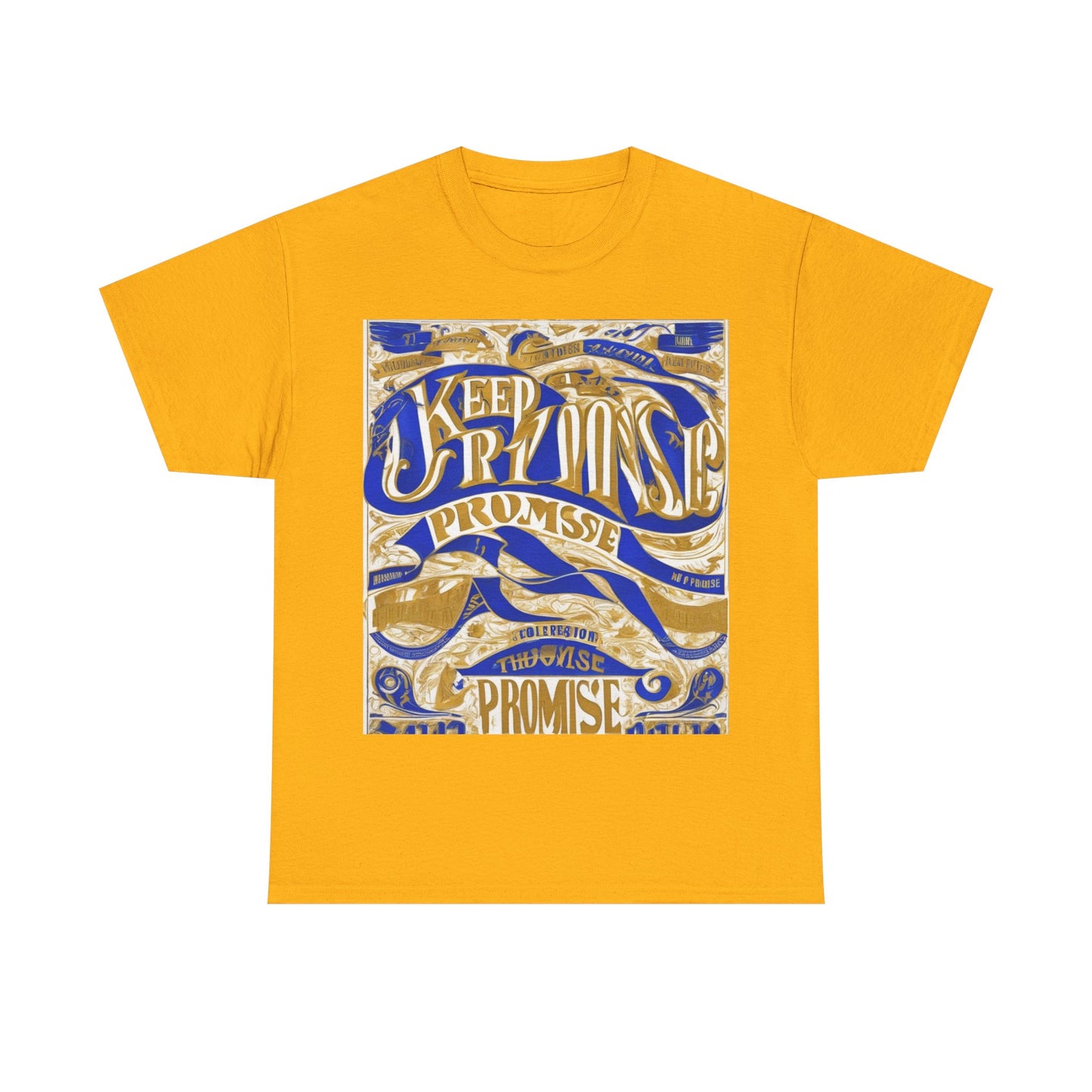 boostlete-am-crew-type-keep-the-promise-split-engraved-0101 — Unisex Heavy Cotton Tee (Gildan 5000)