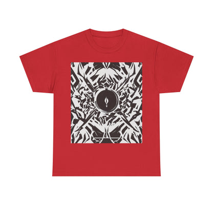 boostlete-am-crew-icon-flame-matte-geometric-0286 — Unisex Heavy Cotton Tee (Gildan 5000)