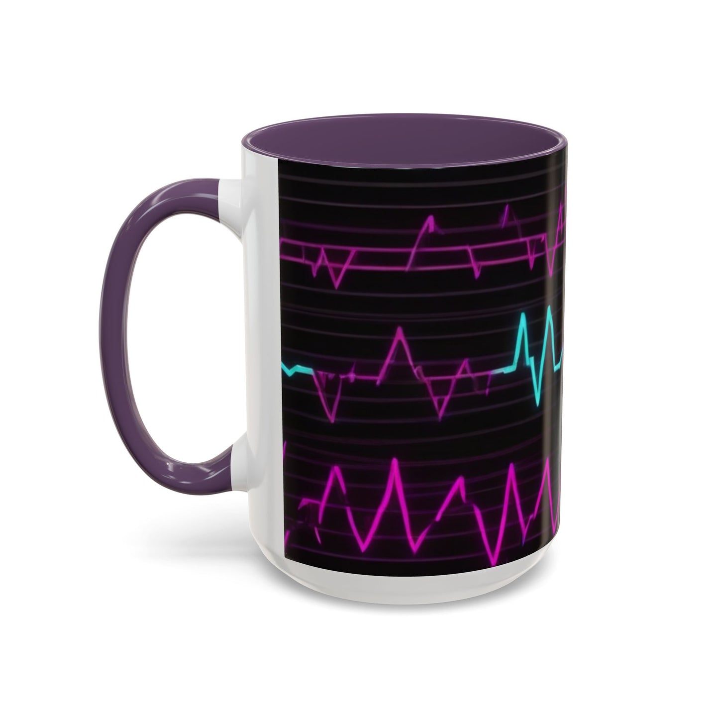 boostlete-boost-mode-pattern-ekg-modern-0111 — Accent Mug 11oz/15oz