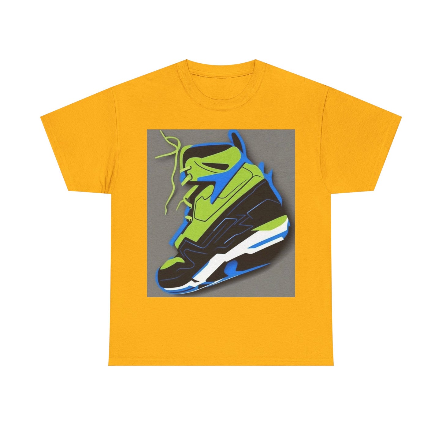 boostlete-quiet-power-icon-sneaker-duotone-paper-0066 — Unisex Heavy Cotton Tee (Gildan 5000)
