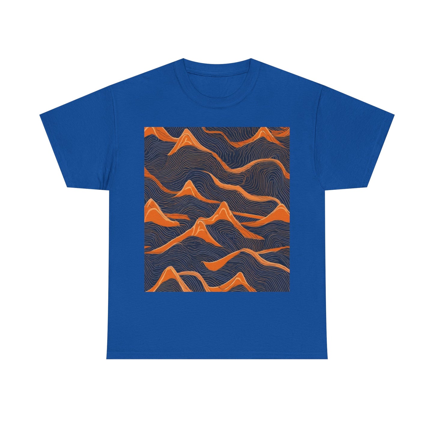 boostlete-boost-mode-pattern-topographic-engraved-0035 — Unisex Heavy Cotton Tee (Gildan 5000)