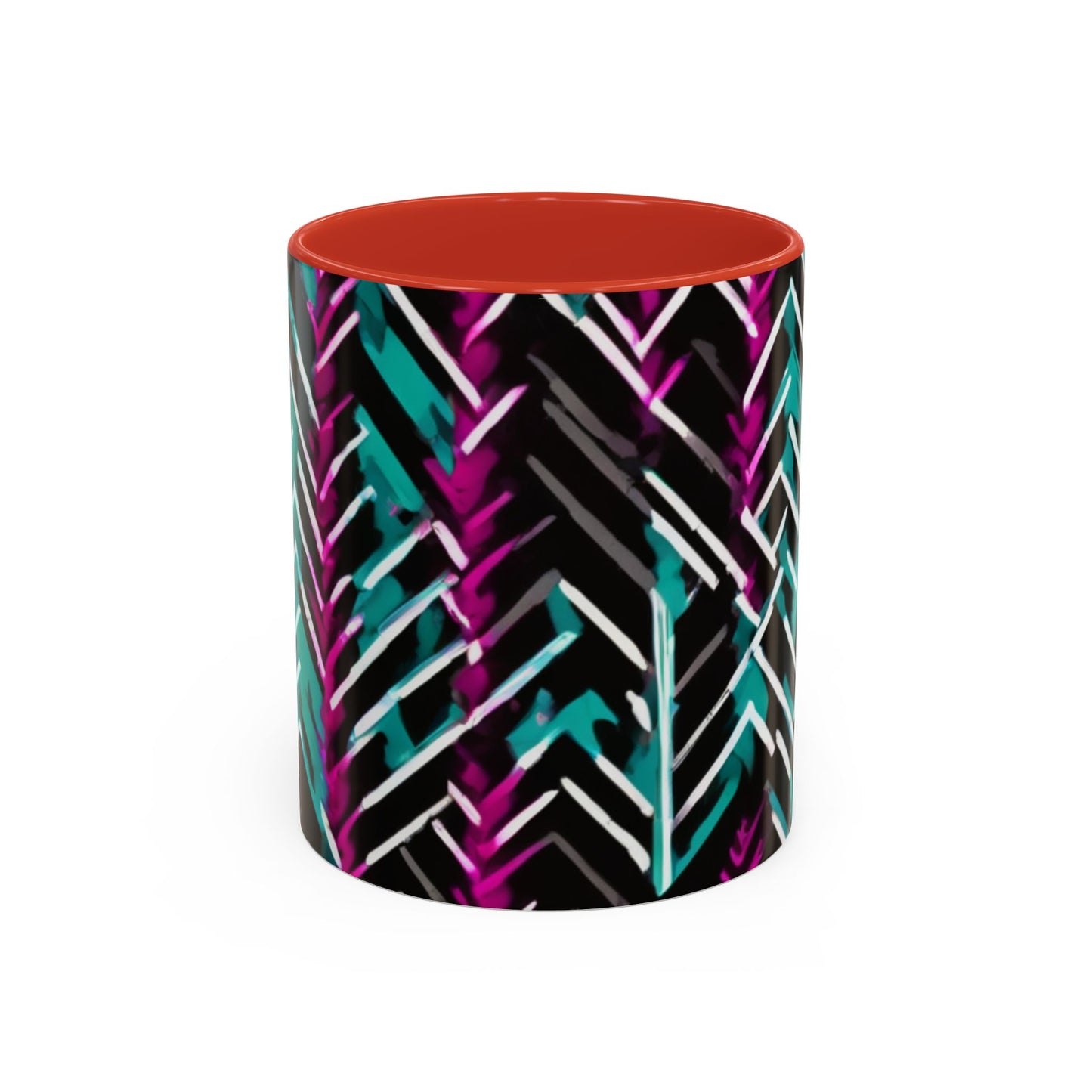boostlete-recovery-progress-pattern-chevron-retro-0243 — Accent Mug 11/15oz