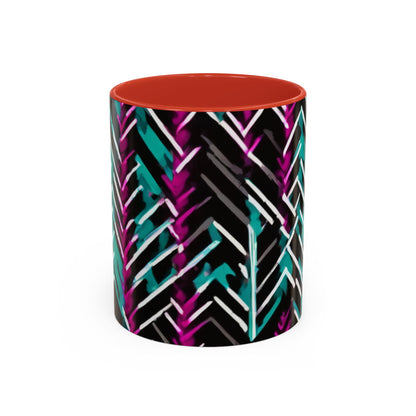 boostlete-recovery-progress-pattern-chevron-retro-0243 — Accent Mug 11/15oz