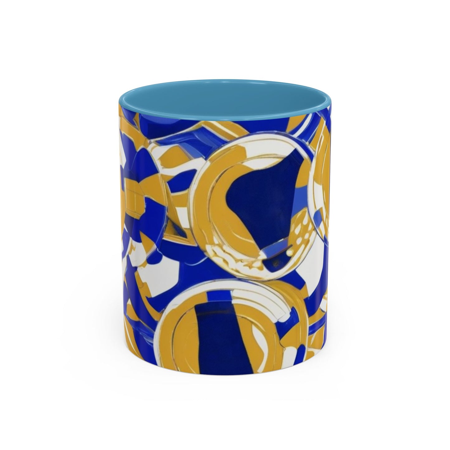 boostlete-field-day-icon-barbell-grainy-line-art-0906 — Accent Mug 11/15oz
