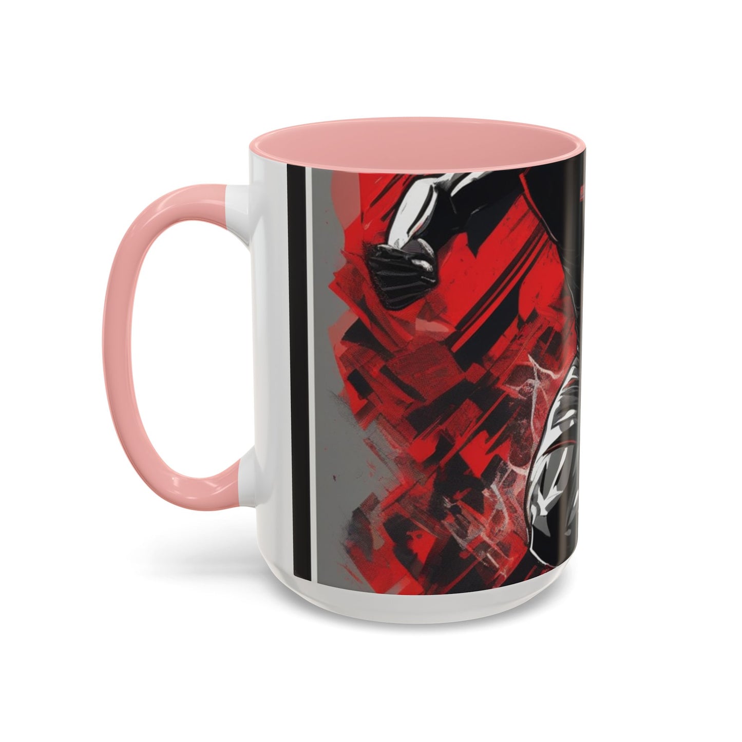 boostlete-field-day-scene-sprinter-glitch-badge-0284 — Accent Mug 11oz/15oz