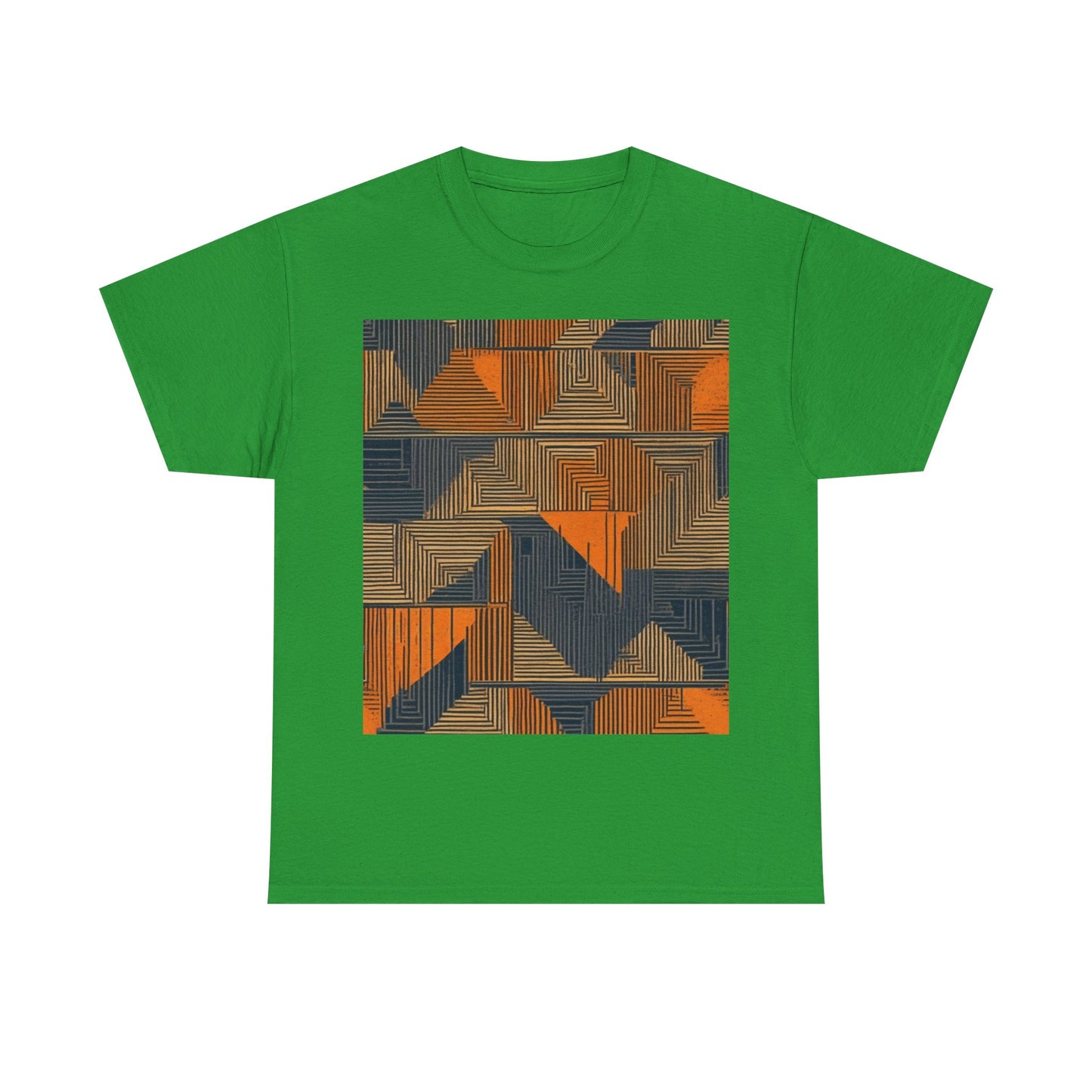 boostlete-field-day-pattern-stair-steps-geometric-0055 — Unisex Heavy Cotton Tee (Gildan 5000)