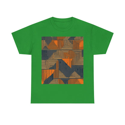 boostlete-field-day-pattern-stair-steps-geometric-0055 — Unisex Heavy Cotton Tee (Gildan 5000)