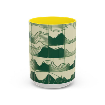 boostlete-mile-by-mile-pattern-audio-blueprint-0971 — Accent Mug 11/15oz