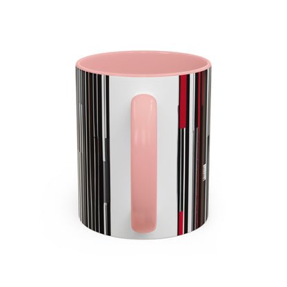 boostlete-am-crew-pattern-barcode-athletic-0911 — Accent Mug 11/15oz