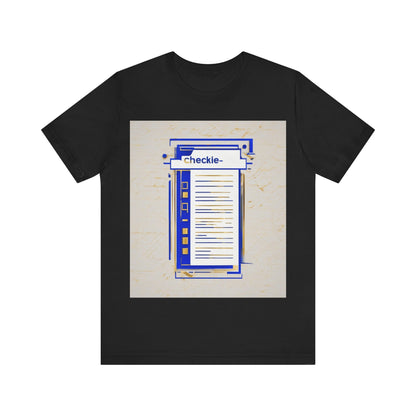 boostlete-am-crew-icon-checklist-glitch-badge-0018 — Unisex Jersey Short Sleeve (B+C 3001)