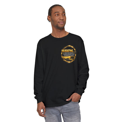 Rebooting Loading Graphic Long Sleeve T-Shirt