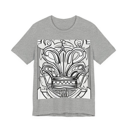 boostlete-boost-mode-icon-crown-offset-line-art-0190 — Unisex Jersey Short Sleeve (B+C 3001)