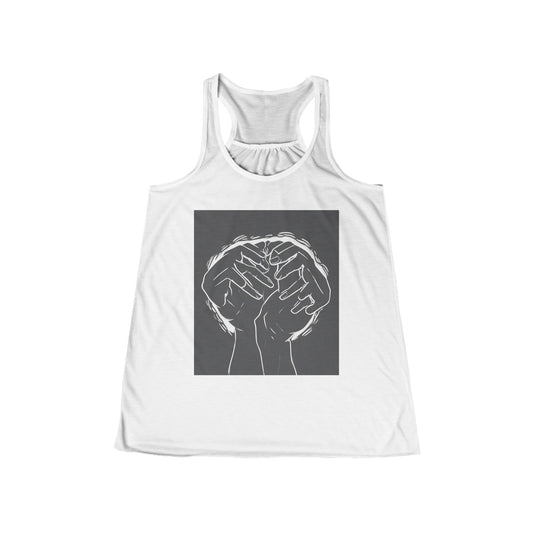 boostlete-am-crew-scene-athlete-high-modern-0308 — Women's Flowy Racerback Tank (B+C 8800)