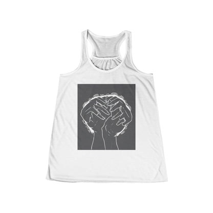 boostlete-am-crew-scene-athlete-high-modern-0308 — Women's Flowy Racerback Tank (B+C 8800)