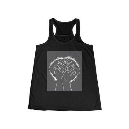 boostlete-am-crew-scene-athlete-high-modern-0308 — Women's Flowy Racerback Tank (B+C 8800)