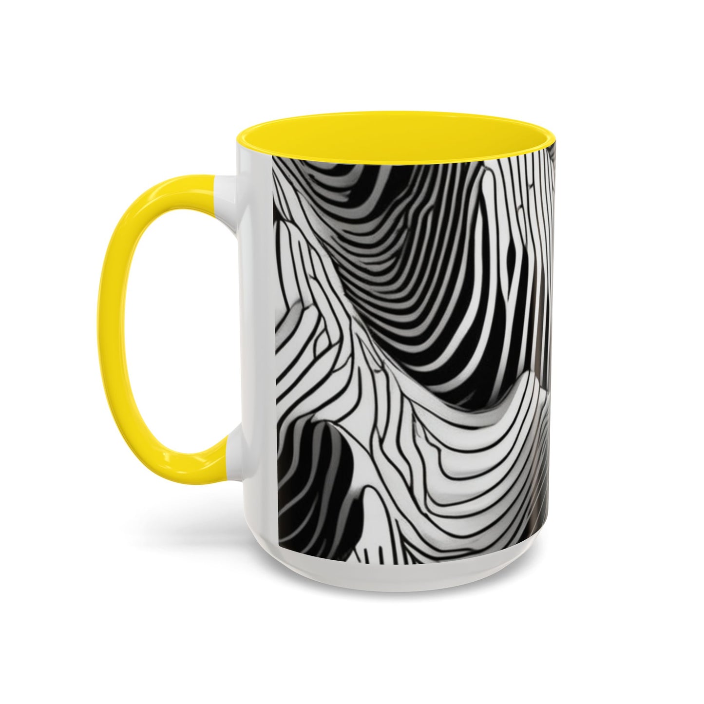 boostlete-field-day-pattern-topographic-isometric-0211 — Accent Mug 11oz/15oz