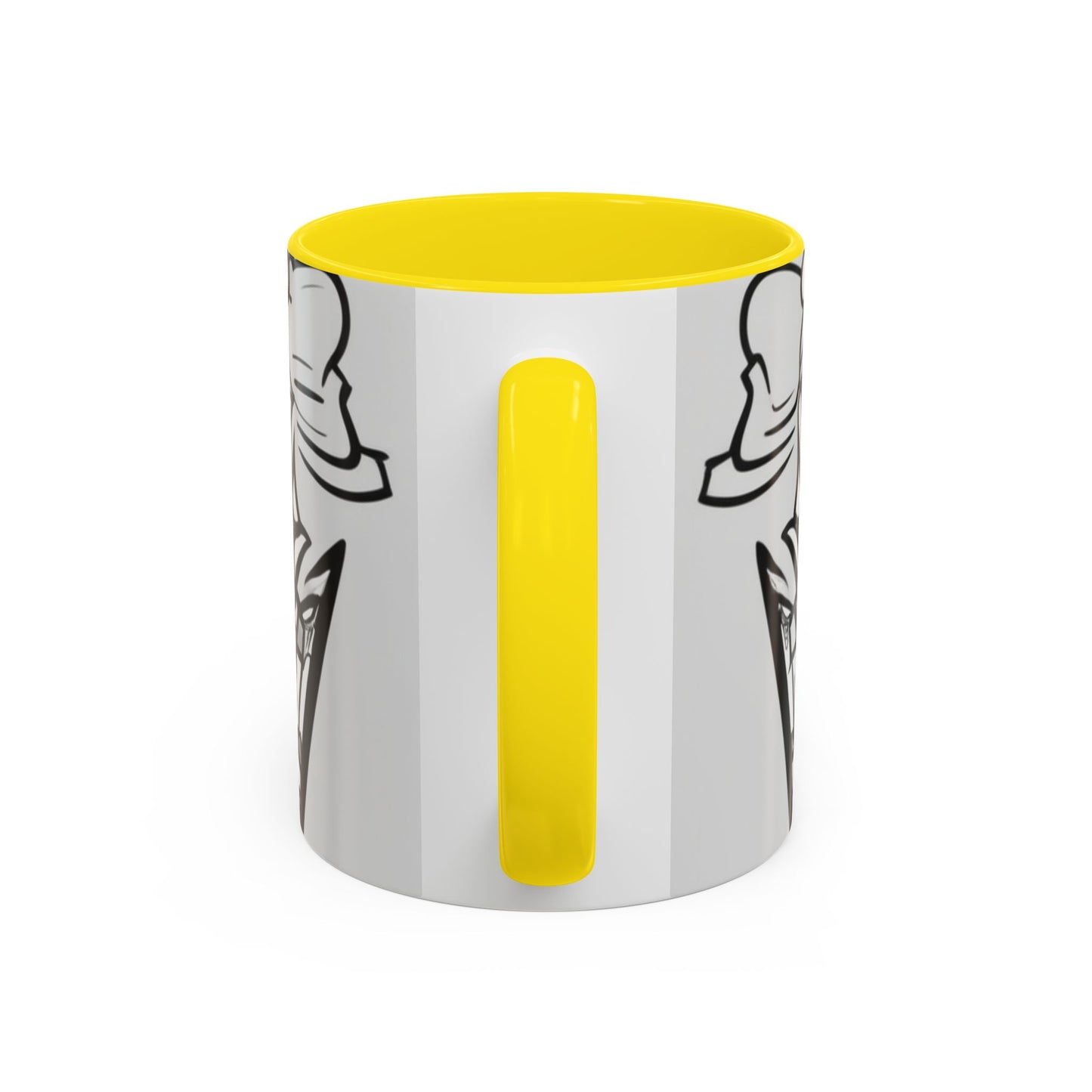 boostlete-quiet-power-icon-crown-outline-badge-0130 — Accent Mug 11oz/15oz