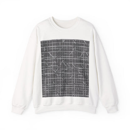 boostlete-rise-grind-pattern-plate-number-monoline-0291 — Unisex Heavy Blend Crewneck Sweatshirt (Gildan)