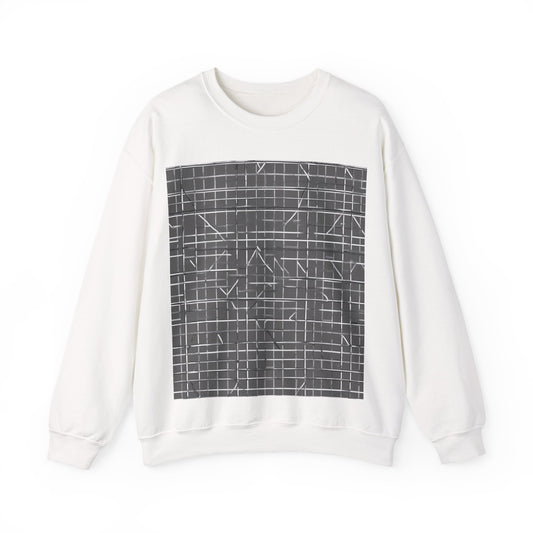 boostlete-rise-grind-pattern-plate-number-monoline-0291 — Unisex Heavy Blend Crewneck Sweatshirt (Gildan)