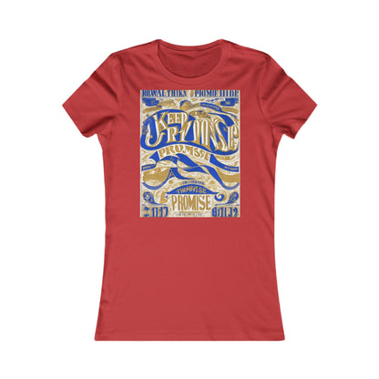 boostlete-am-crew-type-keep-the-promise-split-engraved-0101 — Women's Favorite Tee (B+C 6004)