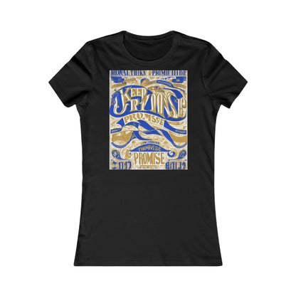 boostlete-am-crew-type-keep-the-promise-split-engraved-0101 — Women's Favorite Tee (B+C 6004)