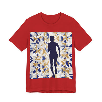 boostlete-recovery-progress-scene-marathoner-matte-geometric-0448 — Unisex Jersey Short Sleeve (B+C 3001)