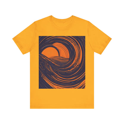 boostlete-rise-grind-icon-sunrise-speed-line-art-0202 — Unisex Jersey Short Sleeve (B+C 3001)