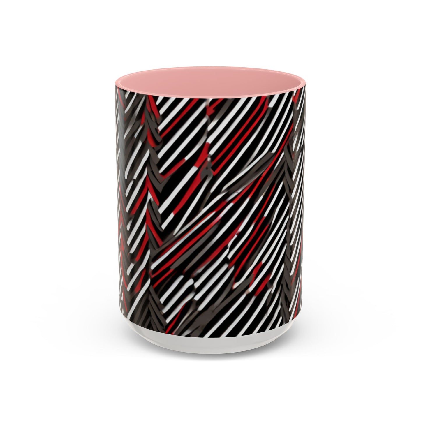 boostlete-field-day-pattern-diagonal-paper-0287 — Accent Mug 11oz/15oz