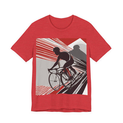 boostlete-boost-mode-scene-cyclist-speed-geometric-0208 — Unisex Jersey Short Sleeve (B+C 3001)